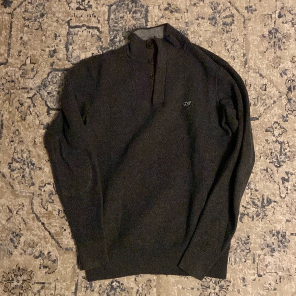 Cashmere Blend Sweater with suede detailing - Picture 1 of 8